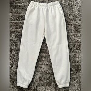 White sweatpants!!